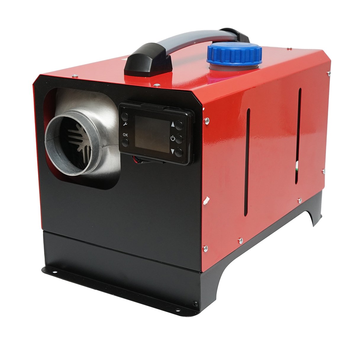 Sirocou, incalzitor stationar silentios portabil 12-24V, 5KW, display LCD, cu telecomanda si bujie Kyocera THOR